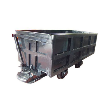 KC Single-side Curved Rail Dumping Mine Car